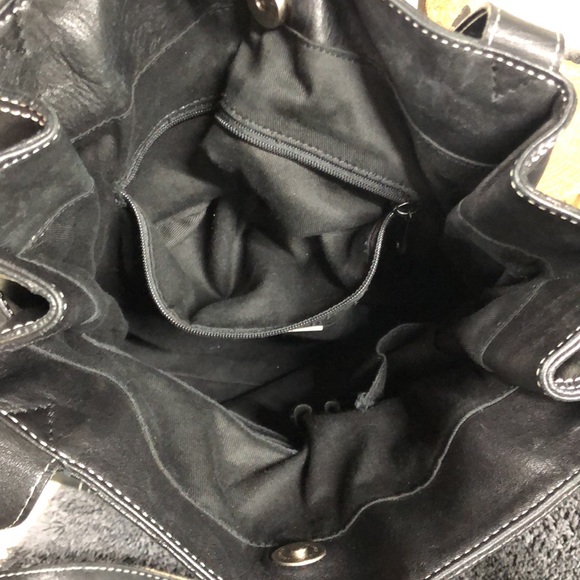 Preston & York Black leather shoulder bag - Picture 6 of 9